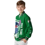 customized boston celtics stitch laughing green varsity jacket best selling