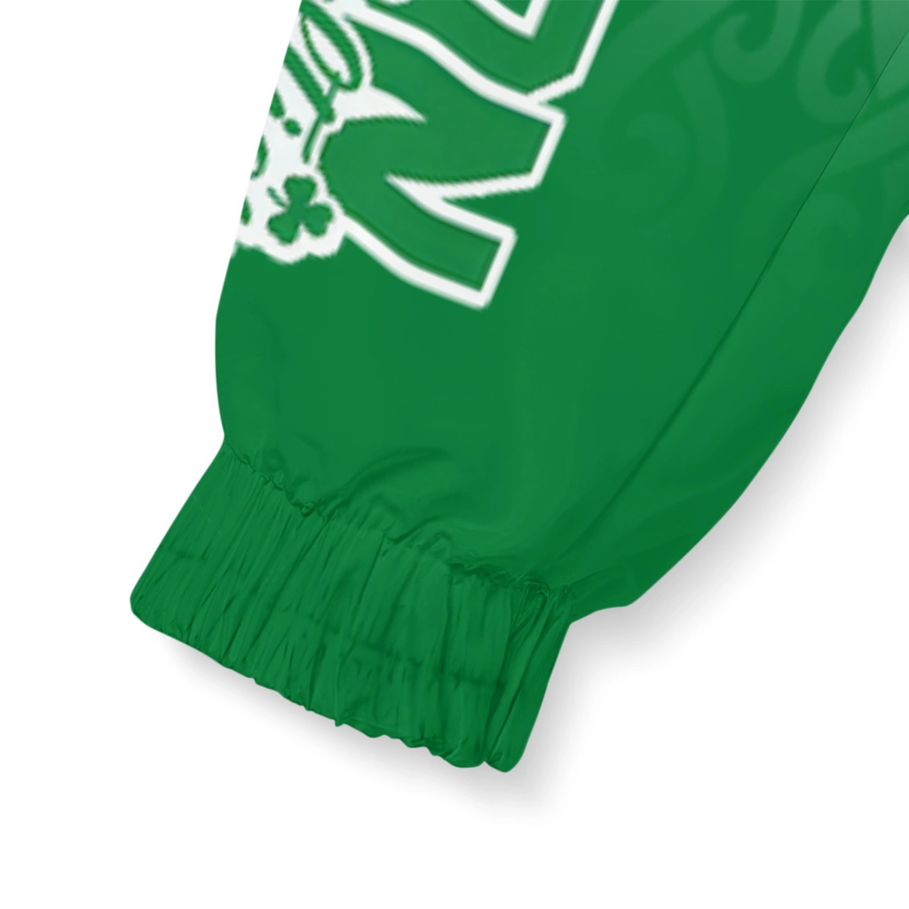 customized boston celtics tribal swirls green windbreaker jacket latest model customized boston celtics tribal swirls green windbreaker jacket latest model