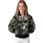 customized boston college eagles camouflage skull camouflage bomber jacket best selling