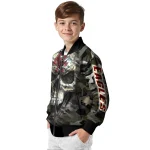 customized boston college eagles camouflage skull camouflage bomber jacket best selling