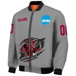 customized boston college eagles feral slash grey bomber jacket best selling