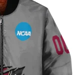 customized boston college eagles feral slash grey bomber jacket best selling
