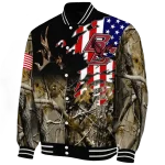 customized boston college eagles patriot deer camouflage varsity jacket best selling