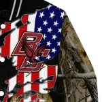 customized boston college eagles patriot deer camouflage varsity jacket best selling