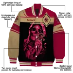 customized boston college eagles reaper hands maroon black varsity jacket best selling