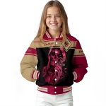 customized boston college eagles reaper hands maroon black varsity jacket best selling