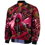 customized boston college eagles skull horde maroon bomber jacket best selling