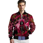 customized boston college eagles skull horde maroon bomber jacket best selling