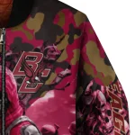 customized boston college eagles skull horde maroon bomber jacket best selling