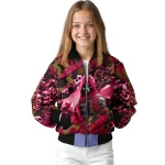 customized boston college eagles skull horde maroon bomber jacket best selling