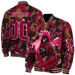 customized boston college eagles skull horde maroon varsity jacket best selling