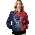 customized boston red sox stitch laughing red bomber jacket best selling