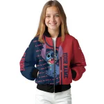 customized boston red sox stitch laughing red bomber jacket best selling