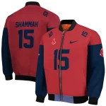 customized boston red sox team patch red bomber jacket best selling