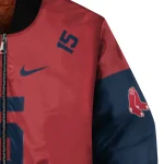 customized boston red sox team patch red bomber jacket best selling