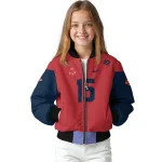 customized boston red sox team patch red bomber jacket best selling