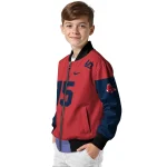 customized boston red sox team patch red bomber jacket best selling