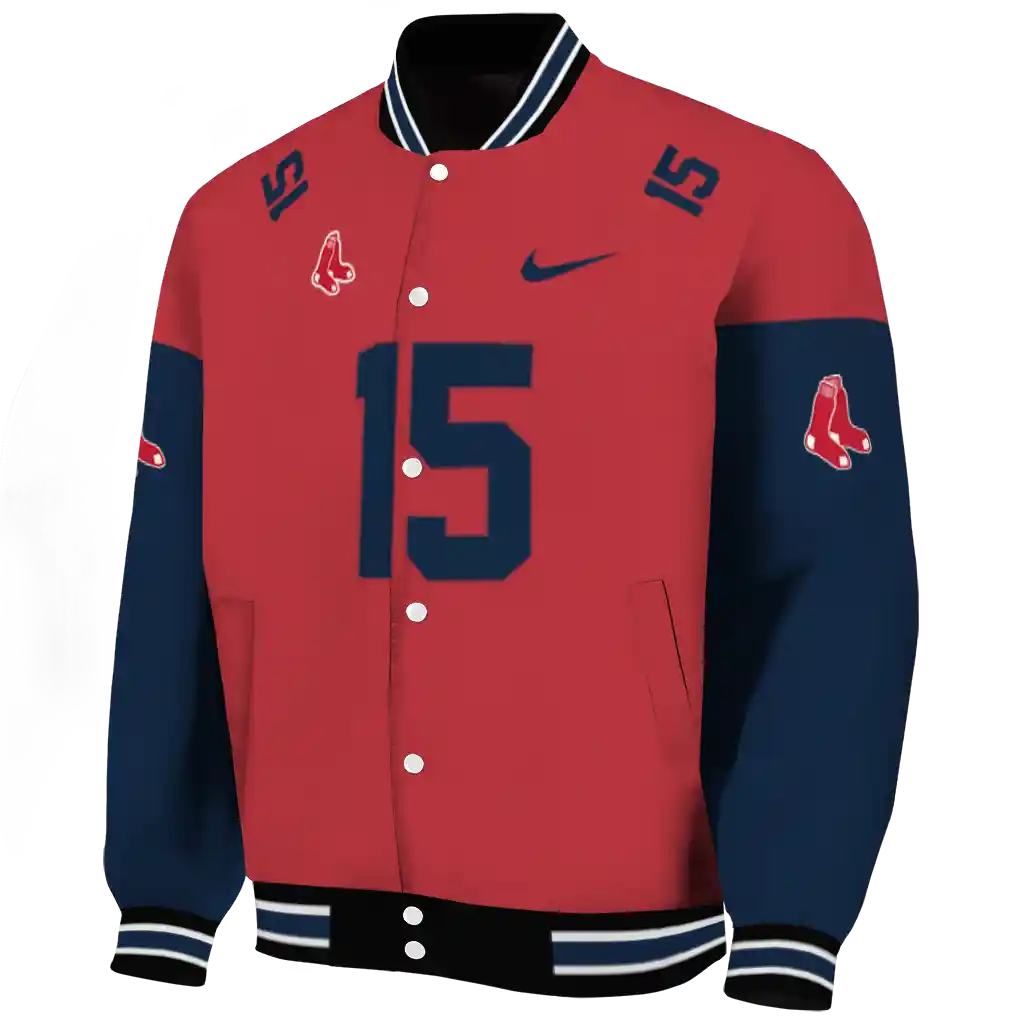 customized boston red sox team patch red varsity jacket best selling customized boston red sox team patch red varsity jacket best selling