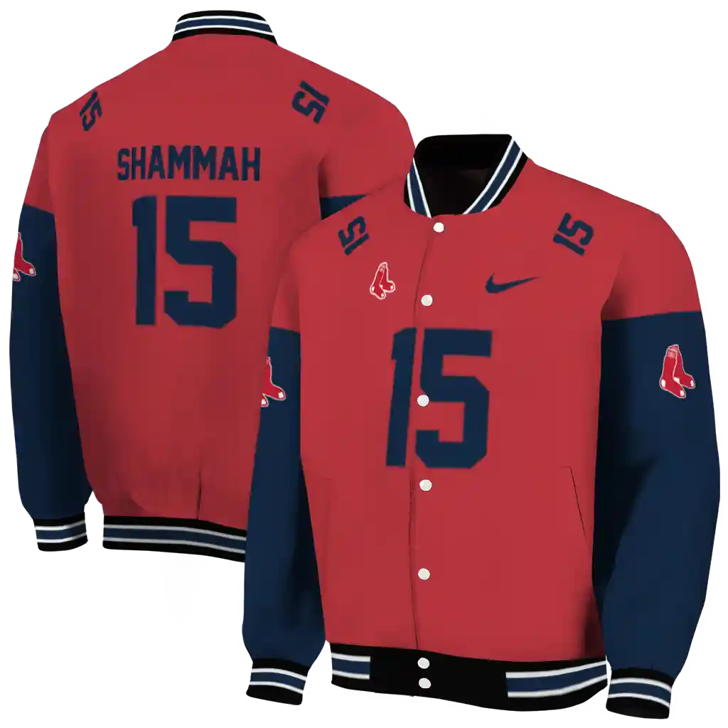 customized boston red sox team patch red varsity jacket fashion forward customized boston red sox team patch red varsity jacket fashion forward