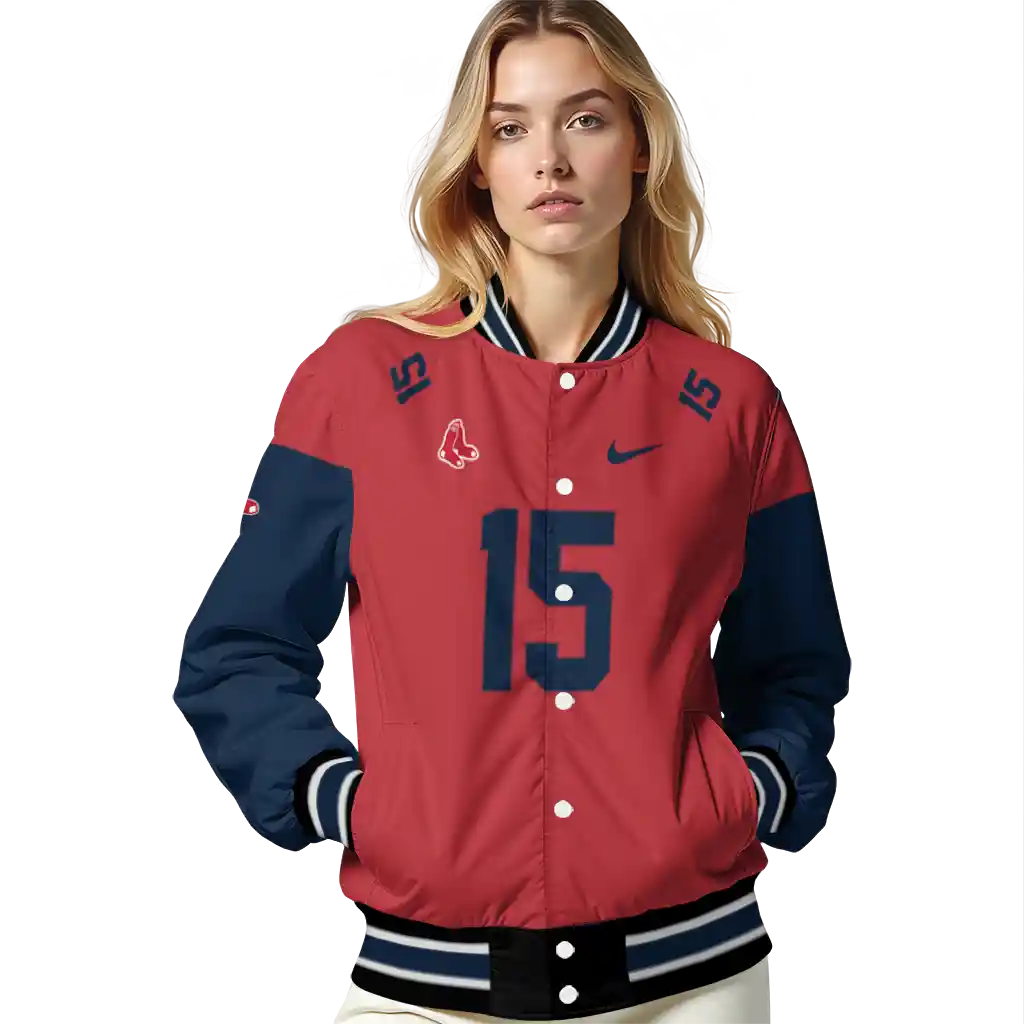 customized boston red sox team patch red varsity jacket latest model customized boston red sox team patch red varsity jacket latest model