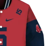 customized boston red sox team patch red varsity jacket best selling