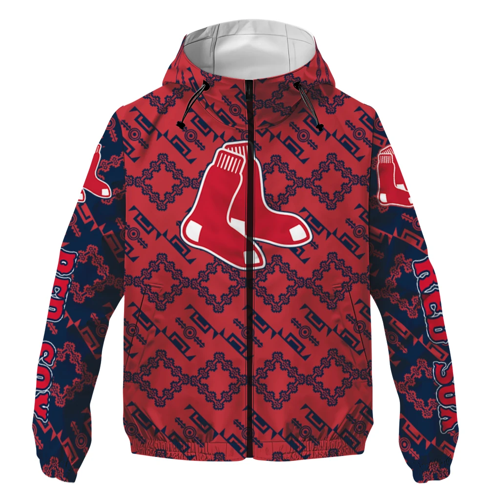 customized boston red sox trellis mesh red windbreaker jacket best selling customized boston red sox trellis mesh red windbreaker jacket best selling
