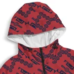 customized boston red sox trellis mesh red windbreaker jacket best selling