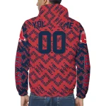 customized boston red sox trellis mesh red windbreaker jacket best selling