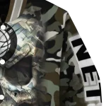 customized brooklyn nets camouflage skull camouflage varsity jacket best selling