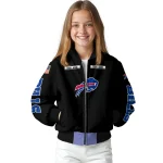 customized buffalo bills american flag skull black bomber jacket best selling