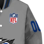 customized buffalo bills claw marking grey varsity jacket best selling