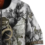 customized buffalo bills deer skull camouflage white bomber jacket best selling