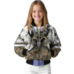 customized buffalo bills deer skull camouflage white bomber jacket best selling