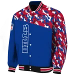 customized buffalo bills freedom claw blue varsity jacket best selling