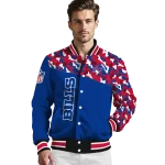 customized buffalo bills freedom claw blue varsity jacket best selling