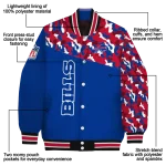 customized buffalo bills freedom claw blue varsity jacket best selling
