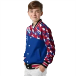 customized buffalo bills freedom claw blue varsity jacket best selling