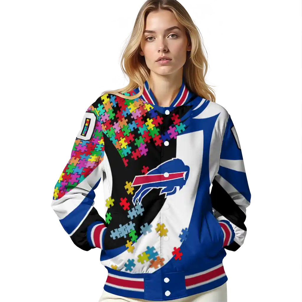 customized buffalo bills stars and stripes slashes blue varsity jacket latest model customized buffalo bills stars and stripes slashes blue varsity jacket latest model