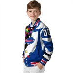 customized buffalo bills stars and stripes slashes blue varsity jacket best selling