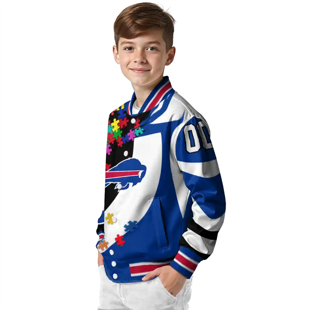 customized buffalo bills stars and stripes slashes blue varsity jacket trendy customized buffalo bills stars and stripes slashes blue varsity jacket trendy