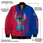customized buffalo bills stitch laughing blue bomber jacket best selling