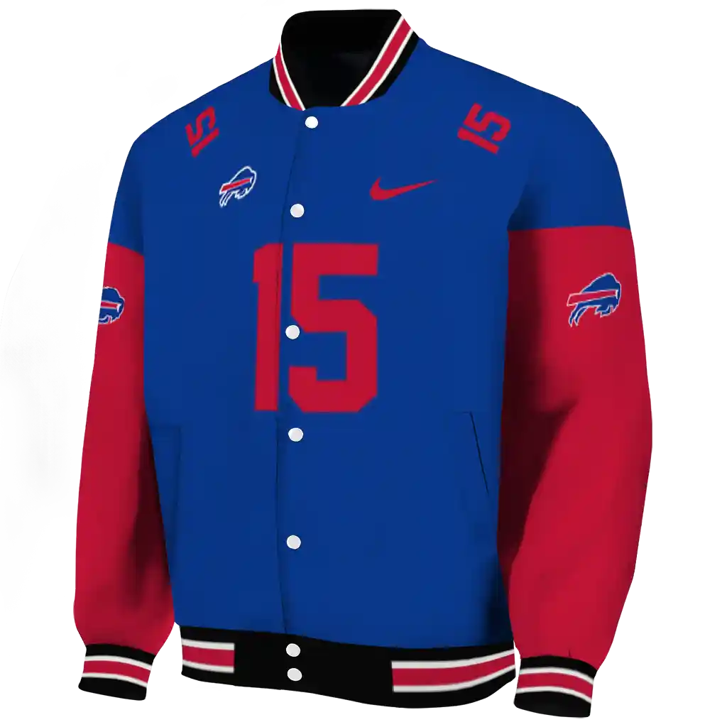 customized buffalo bills team patch blue varsity jacket best selling customized buffalo bills team patch blue varsity jacket best selling
