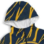 customized buffalo sabres abstract streaks navy blue windbreaker jacket best selling