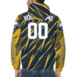 customized buffalo sabres abstract streaks navy blue windbreaker jacket best selling
