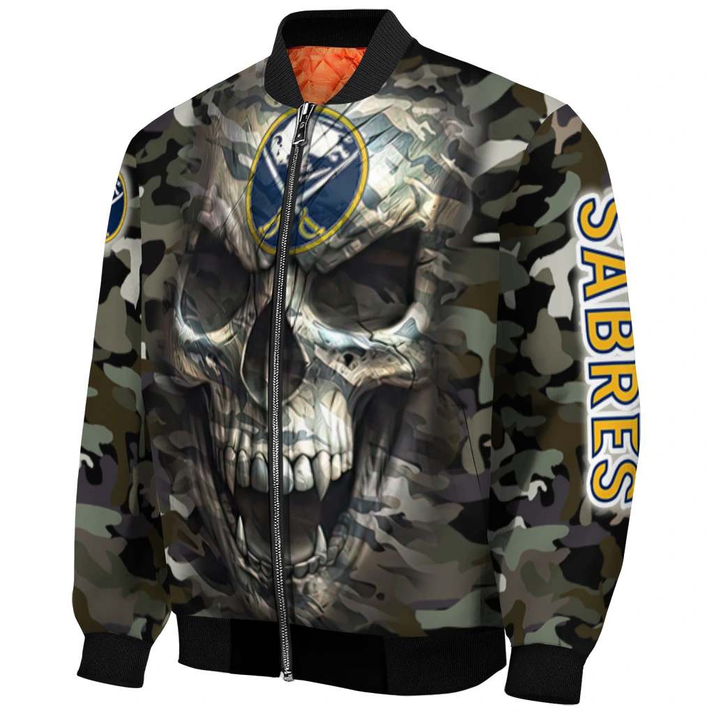 customized buffalo sabres camouflage skull camouflage bomber jacket fashion forward customized buffalo sabres camouflage skull camouflage bomber jacket fashion forward
