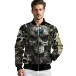 customized buffalo sabres camouflage skull camouflage bomber jacket best selling