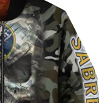 customized buffalo sabres camouflage skull camouflage bomber jacket best selling
