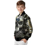 customized buffalo sabres camouflage skull camouflage bomber jacket best selling