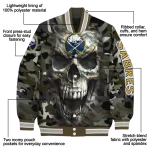 customized buffalo sabres camouflage skull camouflage varsity jacket best selling