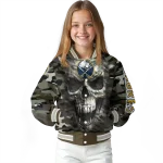 customized buffalo sabres camouflage skull camouflage varsity jacket best selling